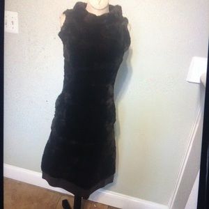 Vintage 60's Faux fur Dress